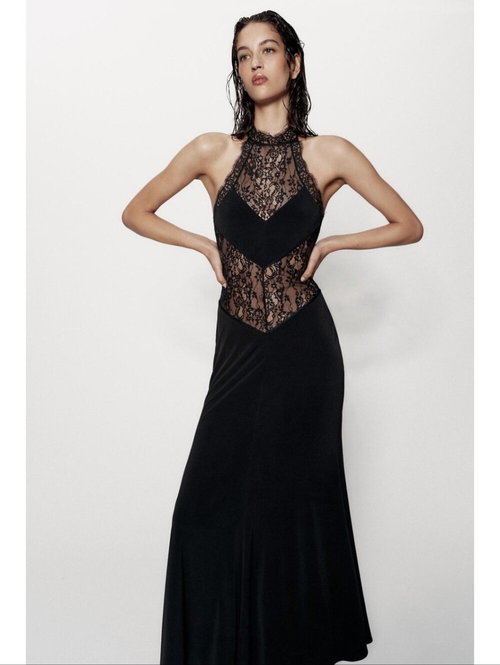 ZARA LACE SLIP DRESS